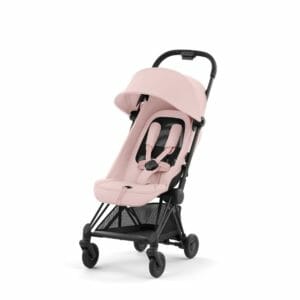 Cybex Coya Stroller Peach Pink Matt Black Frame (1)