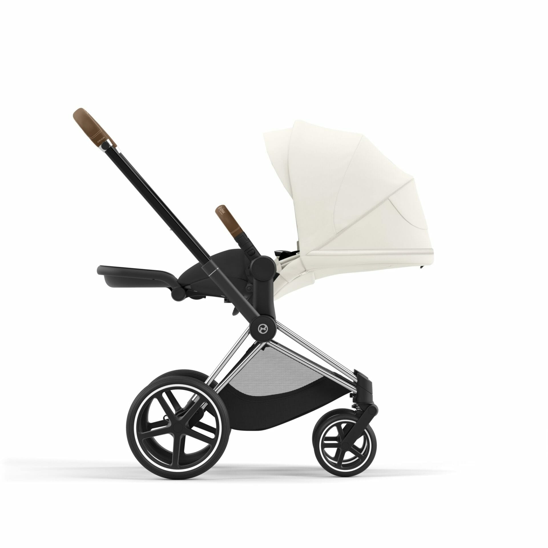 Cybex PRIAM Chrome Brown Frame Off White (3)