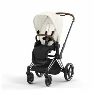 Cybex PRIAM Chrome Brown Frame Off White