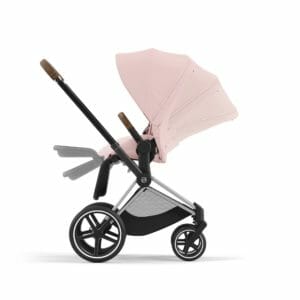 Cybex PRIAM Chrome Brown Frame Peach Pink (2)