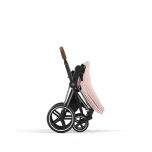 Cybex PRIAM Chrome Brown Frame Peach Pink (4)