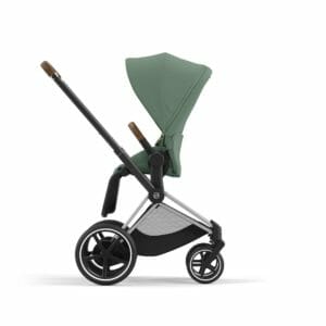 Cybex ePRIAM Chrome Brown Frame Leaf Green (2)
