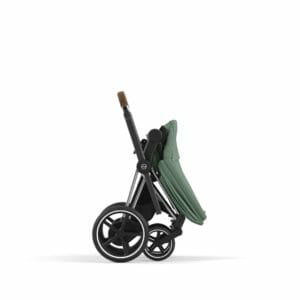Cybex ePRIAM Chrome Brown Frame Leaf Green (5)