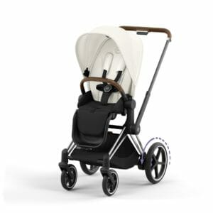 Cybex ePRIAM Chrome Brown Frame Off White