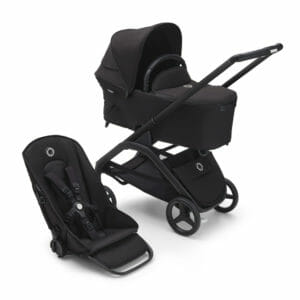Bugaboo Dragonfly Stroller and Carrycot - ALL BLACK