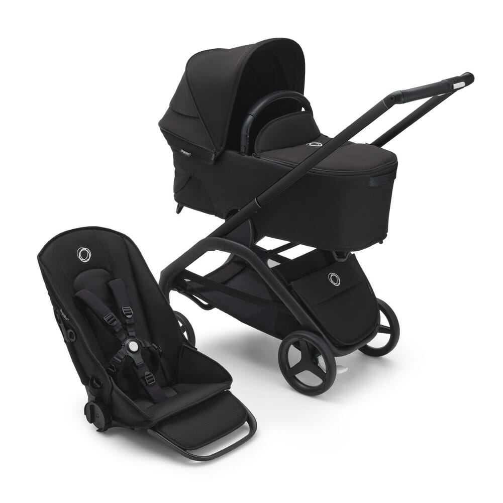 Bugaboo Dragonfly Stroller and Carrycot - ALL BLACK