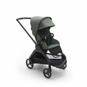 Bugaboo Dragonfly Stroller - BLACK/FOREST GREEN-FOREST GREEN