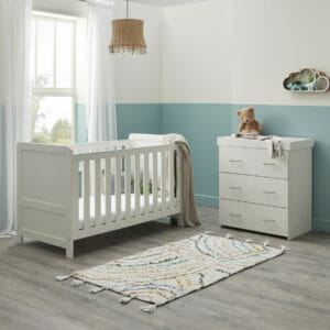 Caro 2 Piece Room Set WHITE WASH