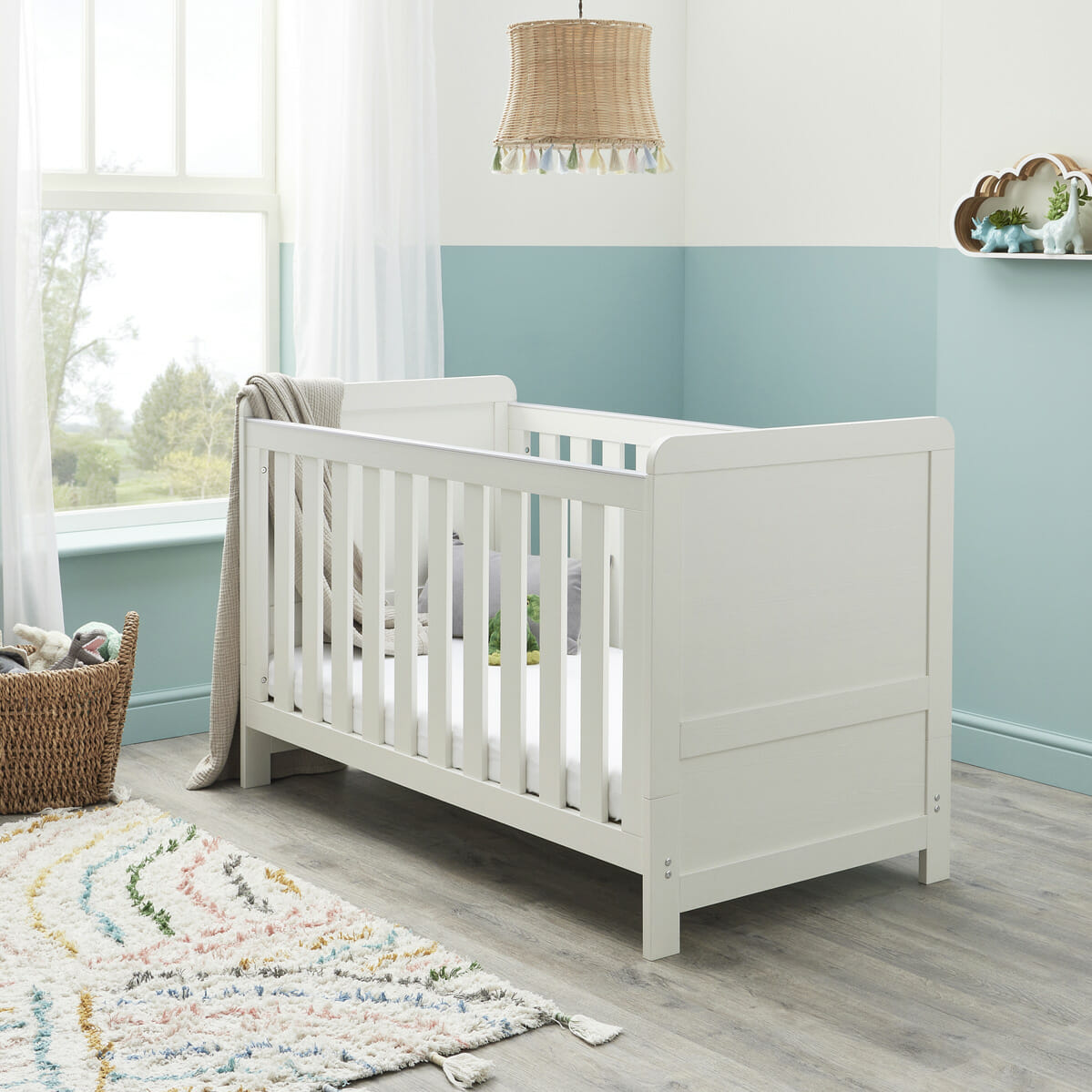 Caro 2 Piece Room Set WHITE WASH