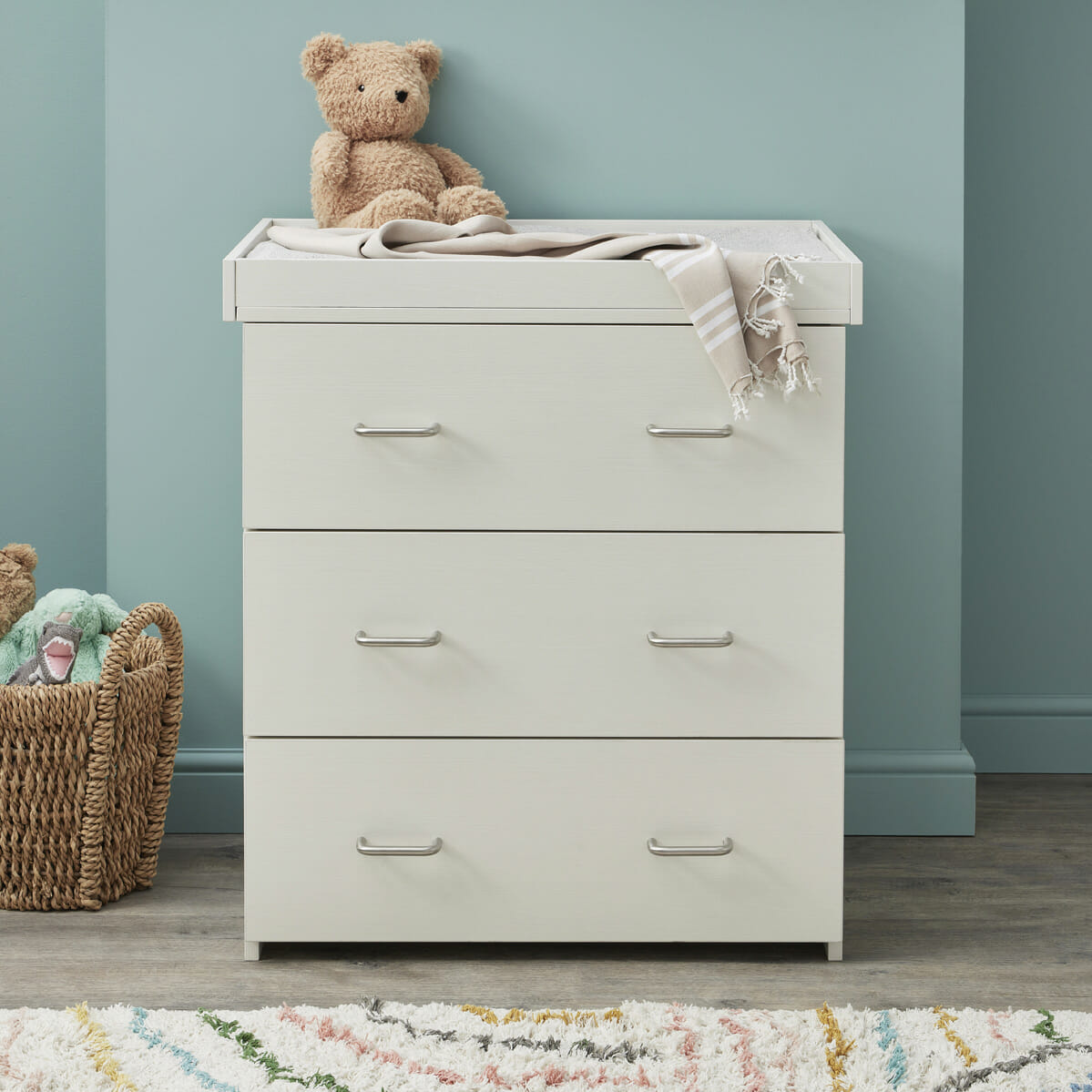 Caro 2 Piece Room Set WHITE WASH