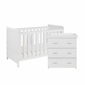Babymore Caro 2 Piece Room Set White Wash