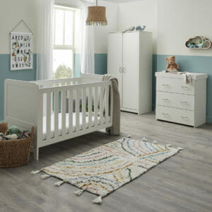 Caro 3 Piece Room Set WHITE WASH