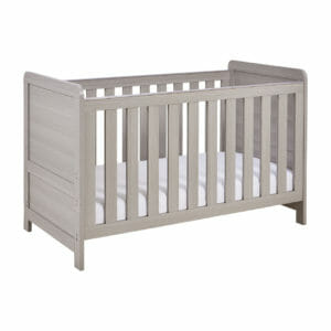 Babymore Caro Cot Bed Grey Wash