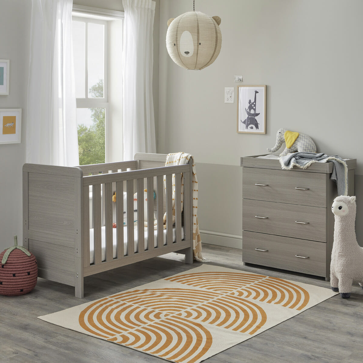 Caro Mini 2 Piece Room Set GREY WASH