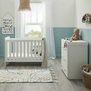 Caro Mini 2 Piece Room Set WHITE WASH
