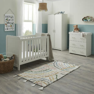 Caro Mini 3 Piece Room Set WHITE WASH