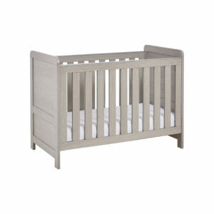 Babymore Caro Cot Bed Mini Grey Wash