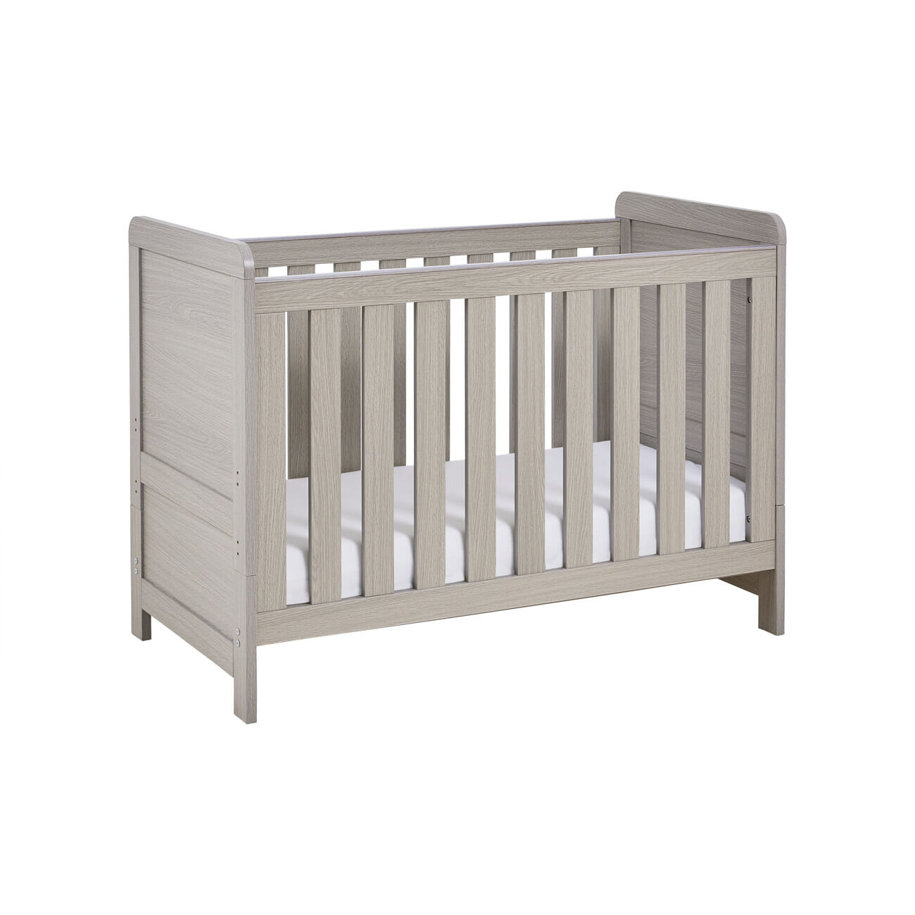 Babymore Caro Cot Bed Mini Grey Wash