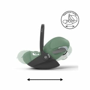 Cybex CLOUD T i Size Car Seat Leaf Green PLUS (3)