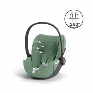 Cybex CLOUD T i Size Car Seat Leaf Green PLUS