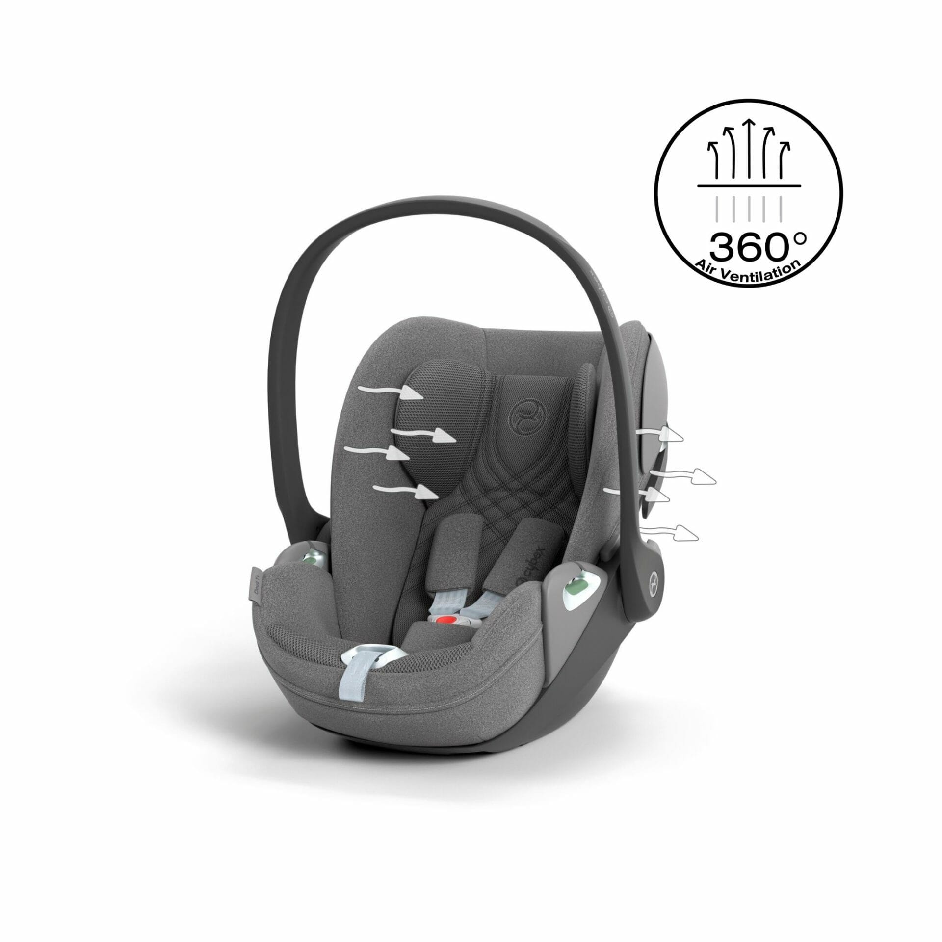 Cybex CLOUD T i Size Car Seat Mirage Grey PLUS