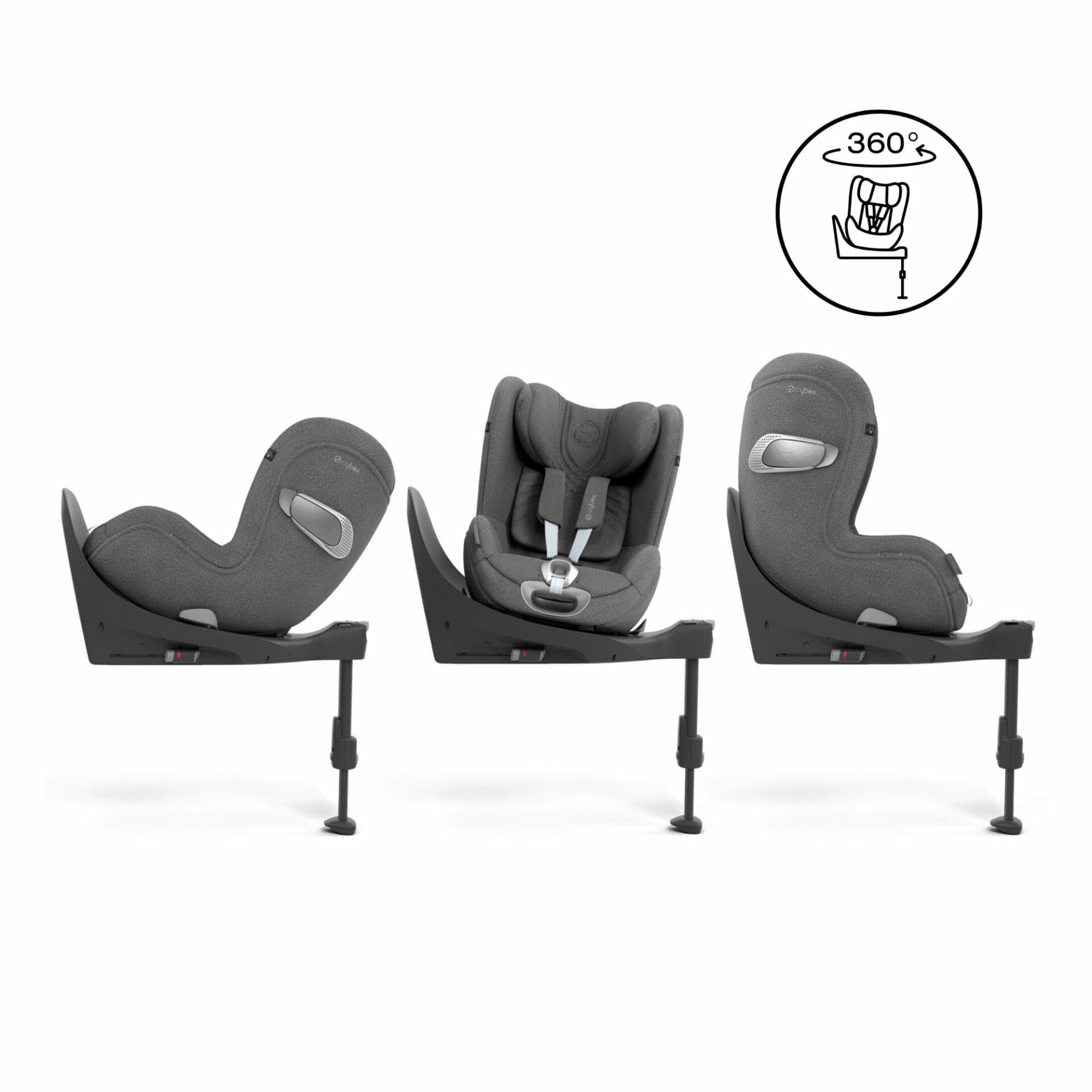 Cybex SIRONA T i Size Car Seat Mirage Grey PLUS (2)