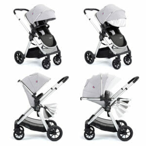 Memore V2 Pram Pushchair 11 Piece SILVER