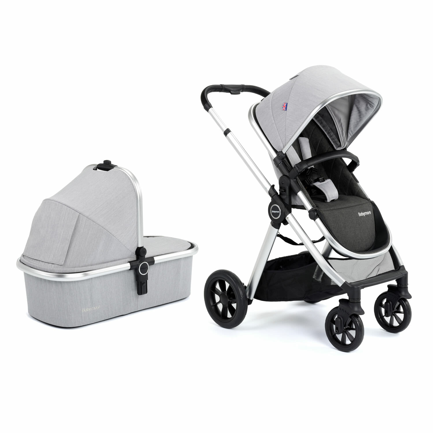 Memore V2 Travel System 13 Piece Pecan i Size SILVER