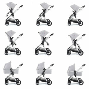 Memore V2 Travel System 13 Piece Pecan i Size SILVER