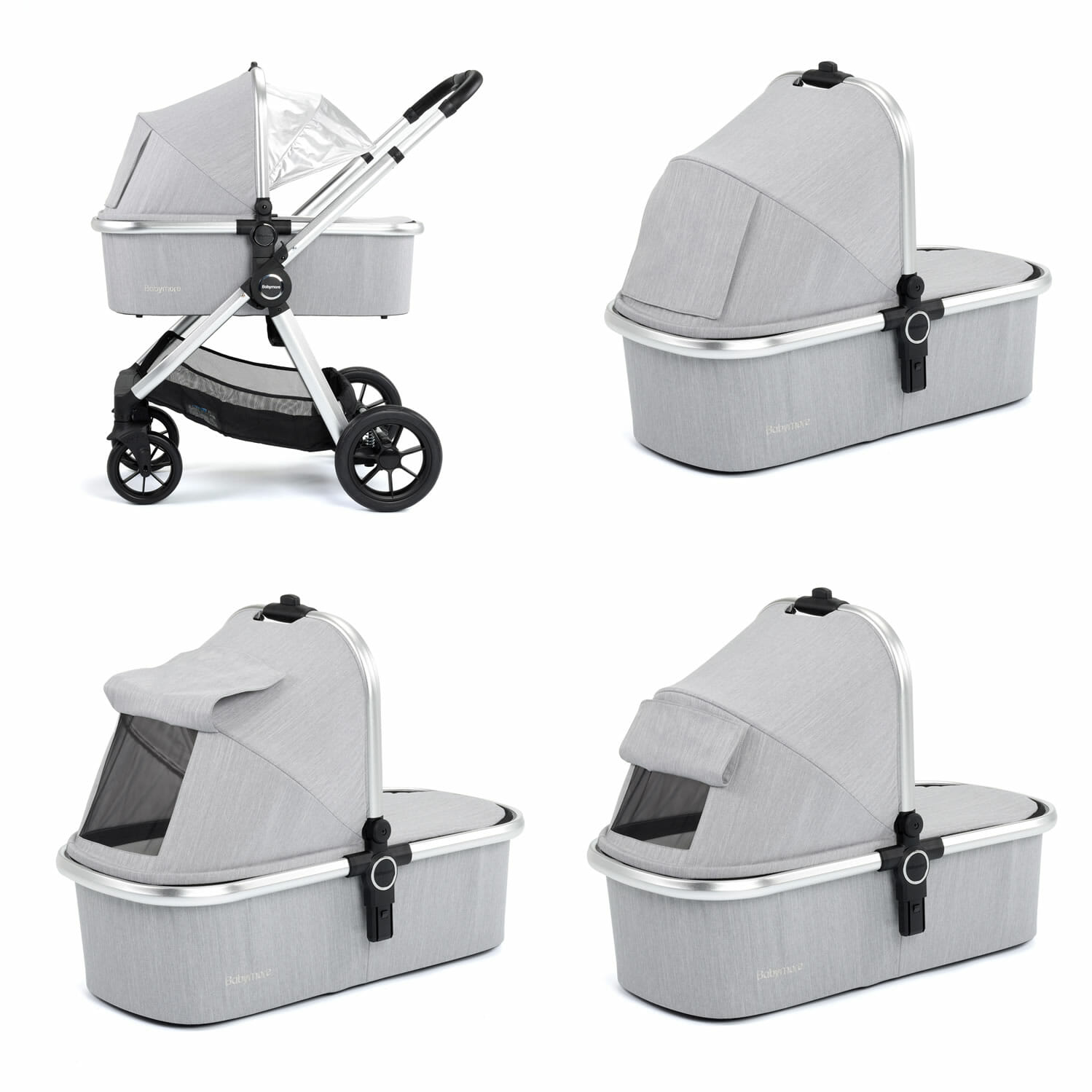 Memore V2 Travel System 13 Piece Pecan i Size SILVER