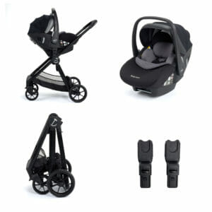 Mimi Travel System Pecan i Size Car Seat BLACK