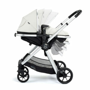 Mimi Travel System Pecan i Size Car Seat with ISOFIX Base SILVER