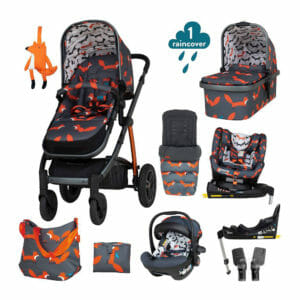 Cosatto Wow 2 All Stage Everything Bundle Charcoal Mister Fox