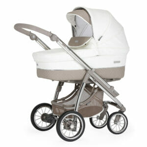 Bebecar Ip-op XL Classic Combination  with Car Seat - Iced Mocha with FREE Square Changing Bag