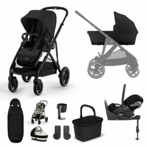 Cybex Gazelle S 11 Piece Cloud T Bundle - Moon Black