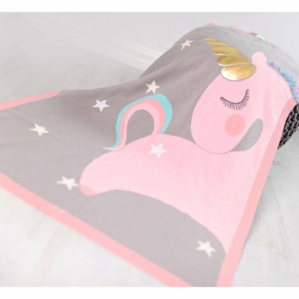 Bizzi growin unicorn blanket p12322 79496 image