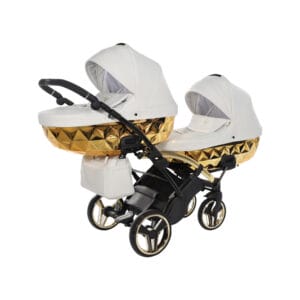 Junama Fluo Individual Mirror Duo Slim White Gold