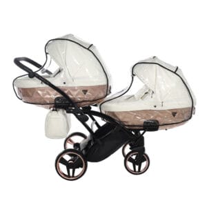 Junama Fluo Individual Satin Duo Slim White Rose Gold (1)