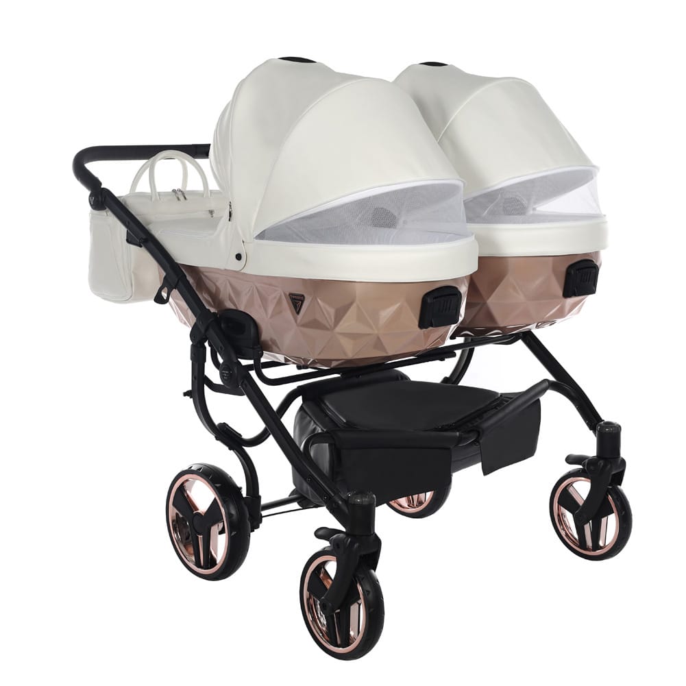 Junama Fluo Individual Satin Duo White Rose Gold (4)