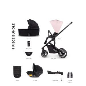 Venicci Empire 3in1 Plus Base Silk Pink