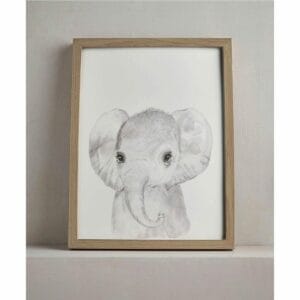 Mamas & Papas Welcome To The World Wall Art Elephant