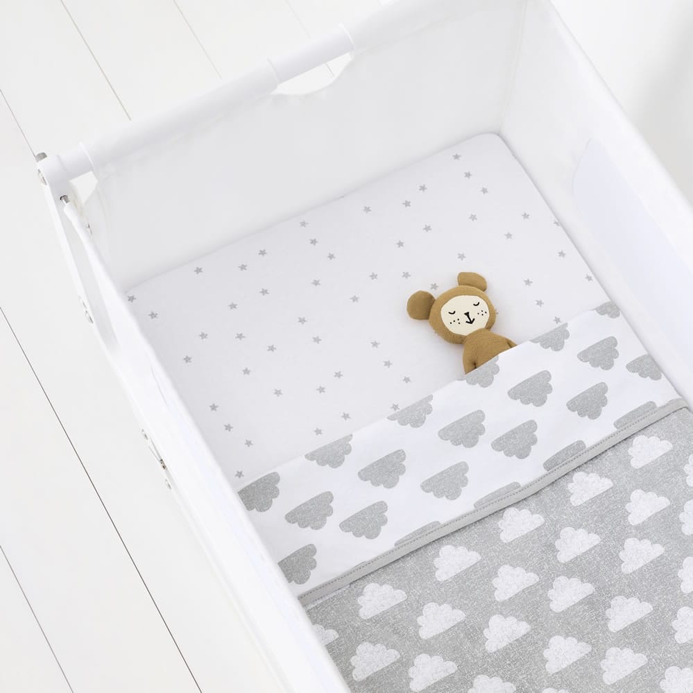Snuz 3pc Crib Bedding Set Cloud (1)