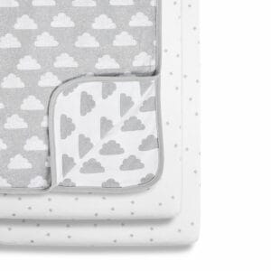 Snuz 3pc Crib Bedding Set Cloud