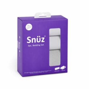 Snuz 3pc Crib Bedding Set Grey (3)