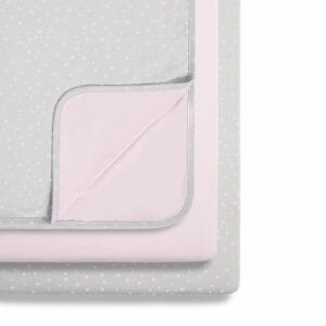 Snuz 3pc Crib Bedding Set Rose Spots