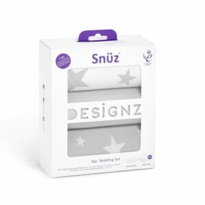 Snuz 3pc Crib Bedding Set Stars (2)