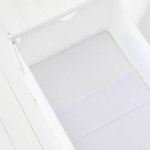 Snuz 3pc Crib Bedding Set White (1)