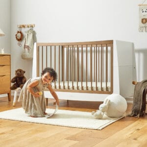 Snuzkot Skandi 2 Piece Nursery Furniture Set, The Natural Edit Walnut (1)