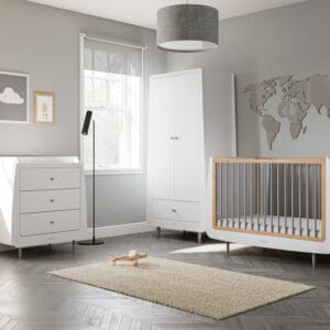 Snuzkot Skandi 3 Piece Nursery Set Grey (1)