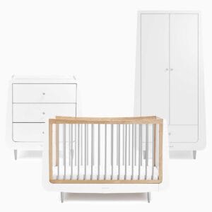 Snuzkot Skandi 3 Piece Nursery Set Grey